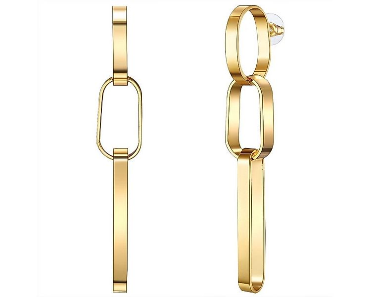 Lulu & Jane Paar Ohrhänger gelbgold, Metall-Legierung günstig online kaufen