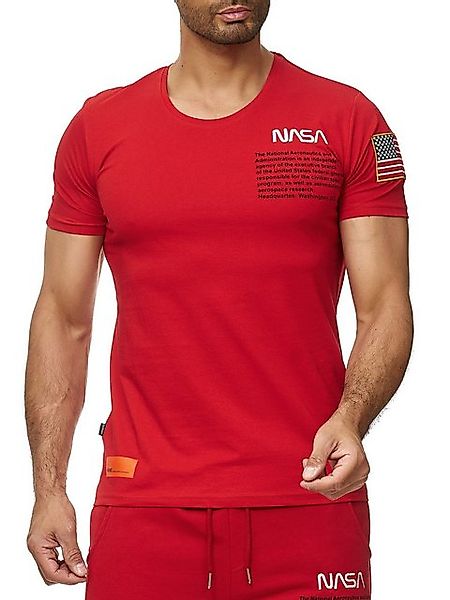 RedBridge T-Shirt mit Brustprint – Rundhals, Regular Fit, 100 % Baumwolle günstig online kaufen