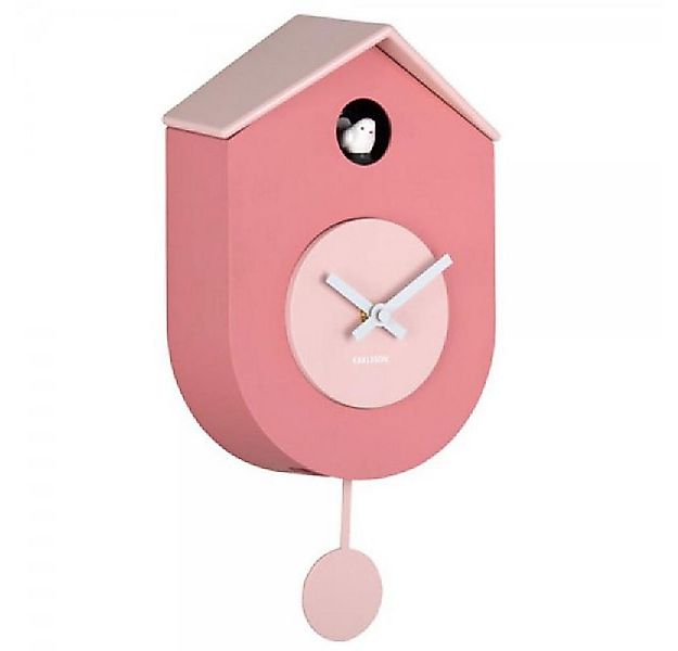 Karlsson Uhr Kuckucksuhr Wall Clock Grato Cuckoo Rose Soft Pink günstig online kaufen