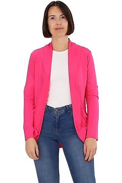 malito more than fashion Cardigan 728 elastische Shirtjacke mit krempelbare günstig online kaufen