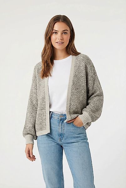 Vero Moda Strickjacke "VMLOVELY LS OPEN CARDIGAN" mit Wolle und Stretch günstig online kaufen