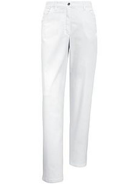 Jeans Modell Babsie Straight Leg KjBrand weiss günstig online kaufen