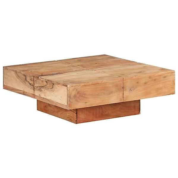 vidaXL Couchtisch 80x80x28 cm Massivholz Akazie 323593 günstig online kaufen