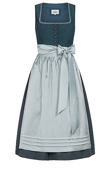 Nübler Dirndl Midi Dirndl Gudrun in Petrol von Nübler günstig online kaufen