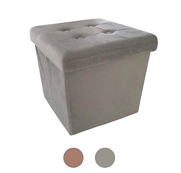 style home Sitzhocker mit Stauraum faltbare Sitzwürfel (Sitztruhe aus Kunst günstig online kaufen