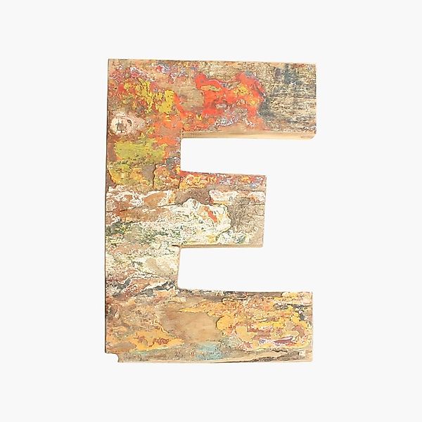 Holzbuchstabe - Vintage E günstig online kaufen