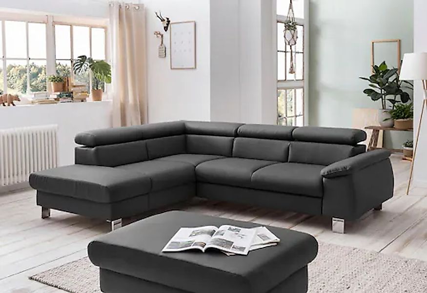 COTTA Polstergarnitur »Komaris L-Form«, (Set), Set bestehend aus: Ecksofa m günstig online kaufen