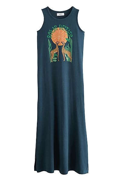 Next Jerseykleid Jersey-Maxikleid mit Grafik-Print (1-tlg) günstig online kaufen