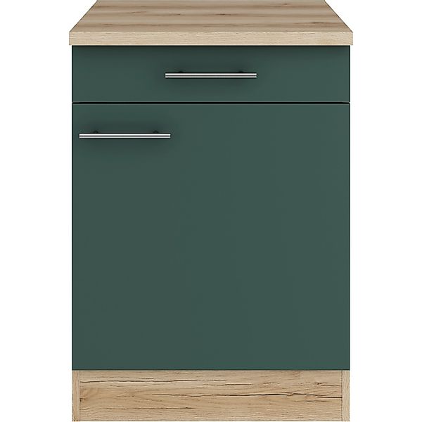 OPTIFIT Savona405 Küchen-Unterschrank 60 cm Steingrün günstig online kaufen