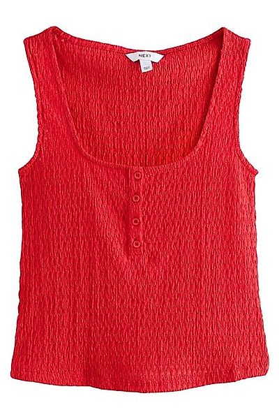Next Trägertop Strukturiertes Tanktop mit Henleydetail (1-tlg) günstig online kaufen