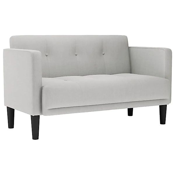 vidaXL Zweisitzer-Sofa Wolkengrau 111 cm Stoff 4100568 günstig online kaufen
