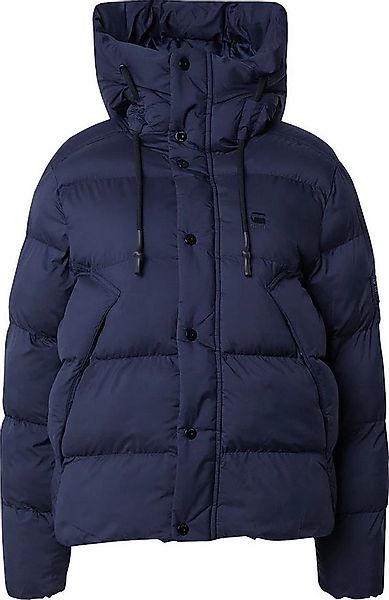 G-STAR Kurzjacke G-Star Raw Whistler Short Puffer Jacke Damen, Blau mit Kap günstig online kaufen
