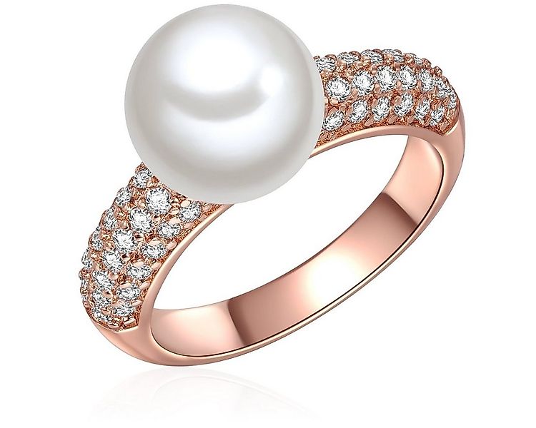 Lulu & Jane Perlenring roségold, mit Zirkonia günstig online kaufen