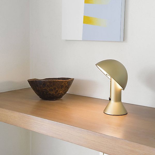 Martinelli Luce Elmetto - Tischleuchte, gold günstig online kaufen