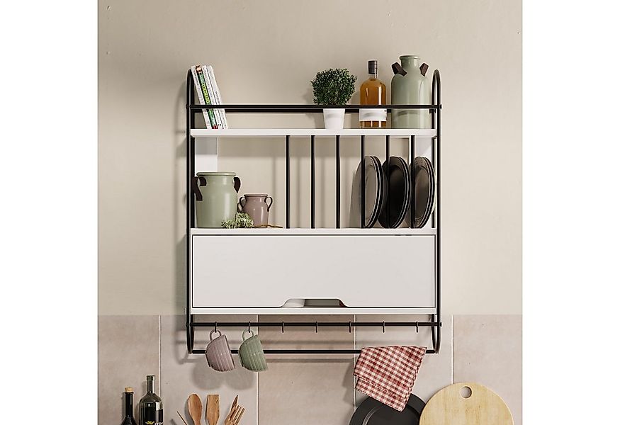 Decortie Küchenregal HOLI, Küchenwandregal, 18 x 77 x 87 cm günstig online kaufen