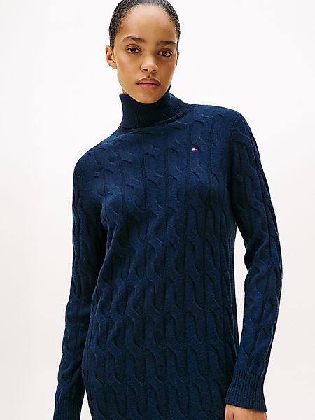 Tommy Hilfiger Strickkleid SOFT WOOL CABLE günstig online kaufen