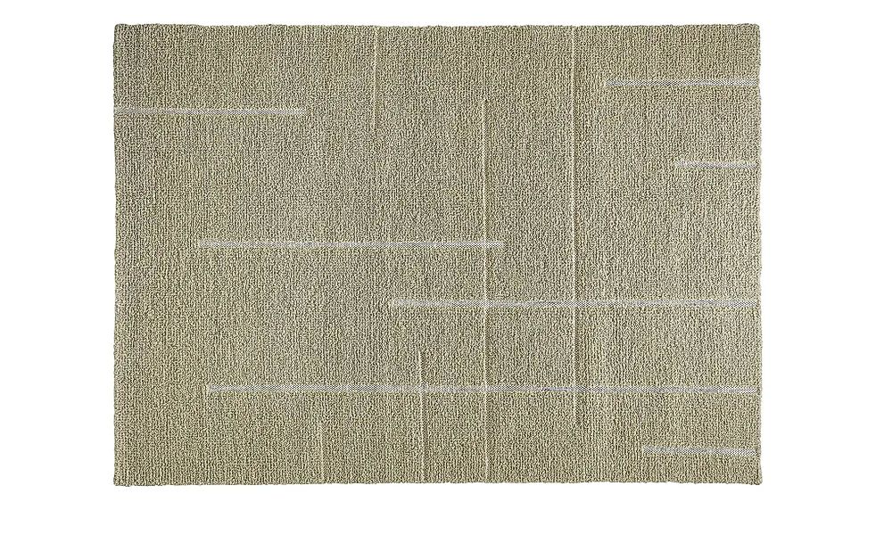 Handweb-Teppich  Boutique ¦ beige ¦ Wolle,Baumwolle ¦ Maße (cm): B: 190 Tep günstig online kaufen
