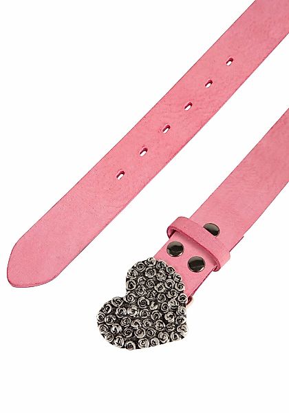 Rettungsring Gürtel Ledergürtel mit austauschbarer Schließe "Rosenherz Komp günstig online kaufen