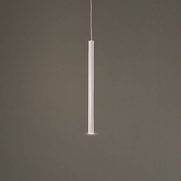 LED-Hängeleuchte Rulo, beige, Stahl, Ø 3,2 cm günstig online kaufen