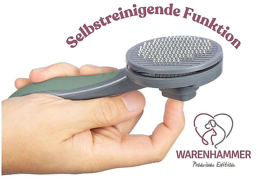 Warenhammer Fellbürste Haustierbürste Hundebürste Katzenbürste sehr robust günstig online kaufen