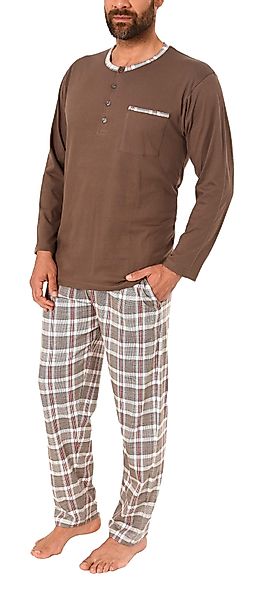 Normann Pyjama Herren Schlafanzug Pyjama mit günstig online kaufen