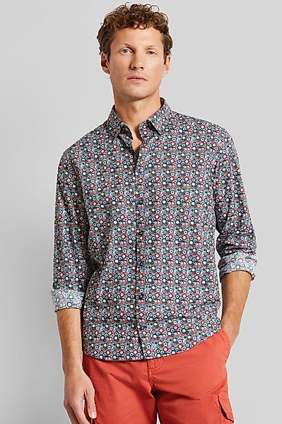 bugatti Langarmhemd mit Under-Button-Down günstig online kaufen
