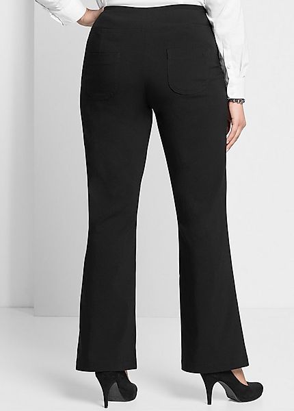 Sheego Jerseyhose Bootcut-Hose mit Bodyforming-Effekt günstig online kaufen