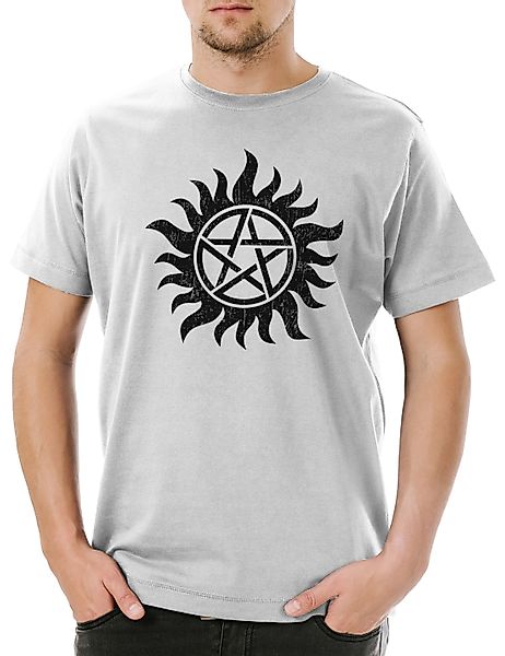 Urban Backwoods Print-Shirt Anti Possession Symbol günstig online kaufen