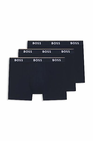 BOSS Langer Boxer "Brief 3 PACK" mit farblich passendem Webbund günstig online kaufen