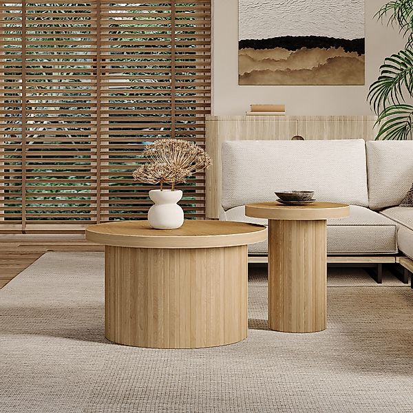 REDOM Couchtisch Elegantes Couchtischset aus MDF günstig online kaufen