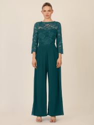 Apart Jumpsuit mit Spitzentop und weitem günstig online kaufen