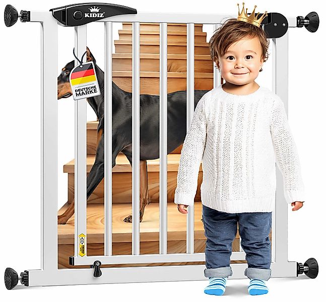 KIDIZ Türschutzgitter, auch als Schutzgitter für Treppen, Auto Close, Kinde günstig online kaufen