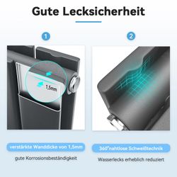 ELEGANT Heizkörper Design Flachheizkörper mit Multiblock,Einlagig/Doppellag günstig online kaufen