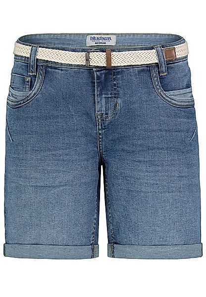 SUBLEVEL Jeansbermudas Damen Jeans Shorts kurze Hose mit Gürtel 5 Pocket, S günstig online kaufen
