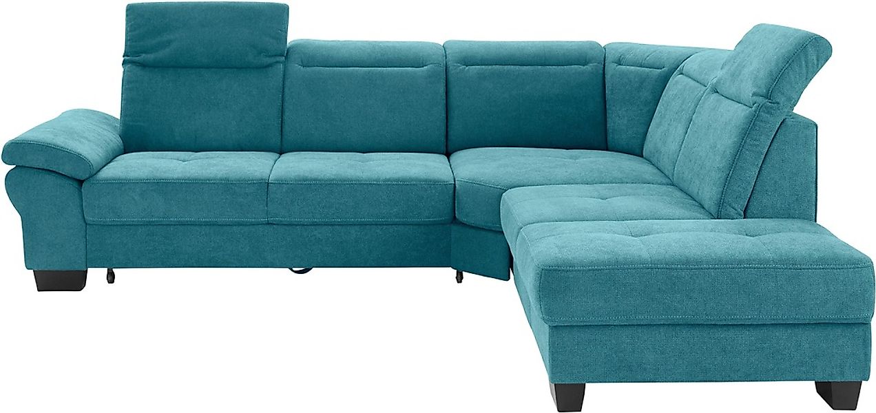 Places of Style Ecksofa »Cornwall L-Form«, incl. Sitztiefenverstellung, mit günstig online kaufen