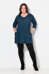 Ulla Popken Longshirt Longshirt Blüten A-Linie günstig online kaufen