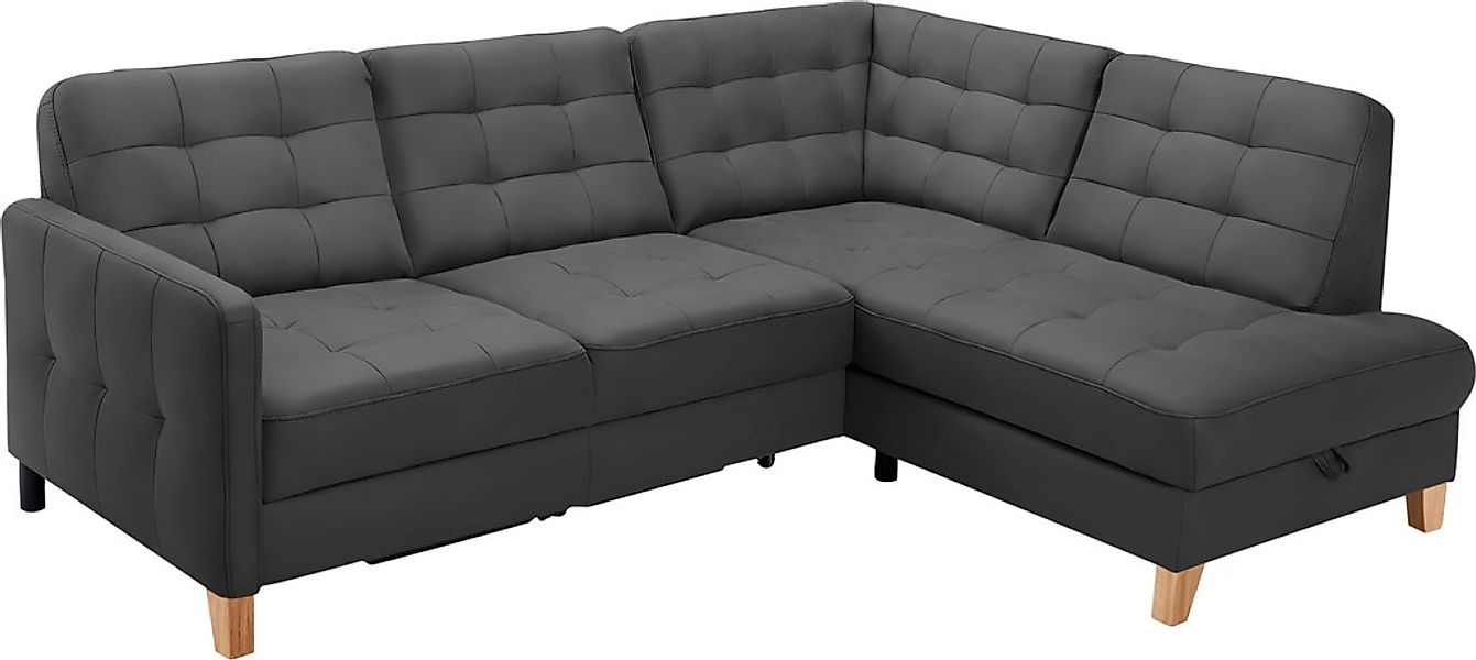 exxpo - sofa fashion Ecksofa "Elio, kompakt & bequem, zeitloses Design, Bre günstig online kaufen