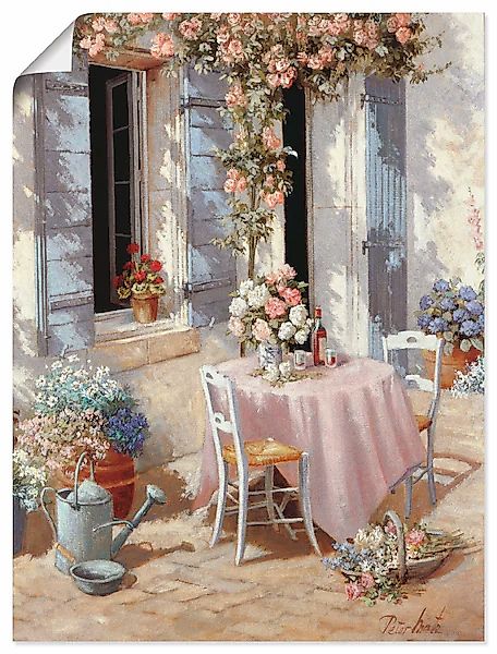 Artland Wandbild »Einladung«, Garten, (1 St.), als Leinwandbild, Poster in günstig online kaufen