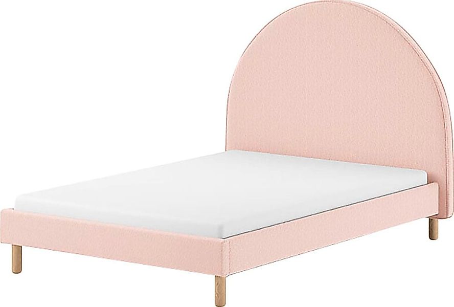 Vipack Polsterbett "Moon, mit flauschigem Bouclé Stoff in verschiedenen Far günstig online kaufen