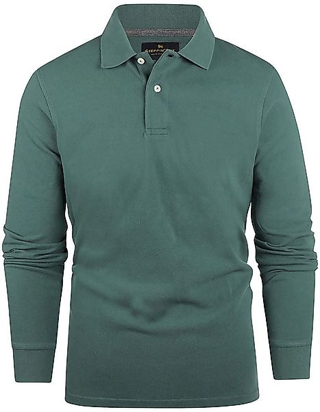 Steppin' Out Longsleeve Polo Piqué Classic Dunkelgrün - Größe 3XL günstig online kaufen