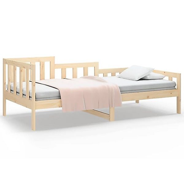 vidaXL Bett, Tagesbett 90x200 cm Massivholz Kiefer günstig online kaufen