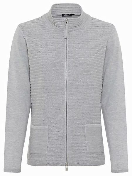 Olsen Strickjacke mit Rippenstruktur auf der Vorderseite günstig online kaufen