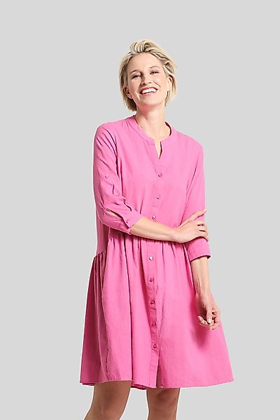 bugatti Sommerkleid, aus einem Bauwoll-Leinen-Mix günstig online kaufen