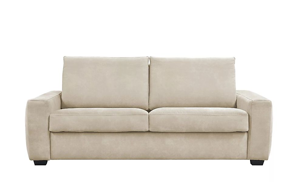 Schlafsofa - beige - 207 cm - 98 cm - 87 cm - Polstermöbel > Sofas > 3-Sitz günstig online kaufen