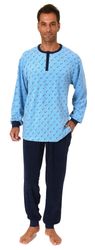 Normann Pyjama Herren Frottee Schlafanzug lang günstig online kaufen