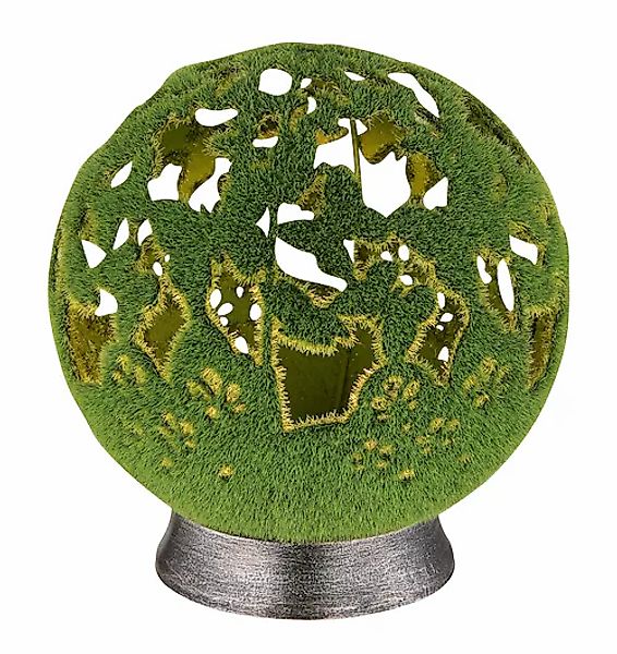 GLOBO LIGHTING LED Solarleuchte »SOLARLEUCHTE METALL SILBERGRAU, 1XLED« LED günstig online kaufen