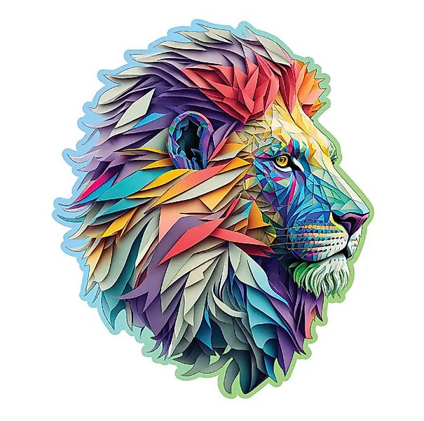 Wooden City Puzzle Holzpuzzle MODERN LION 250 Teile Löwen-Puzzle aus Holz, günstig online kaufen