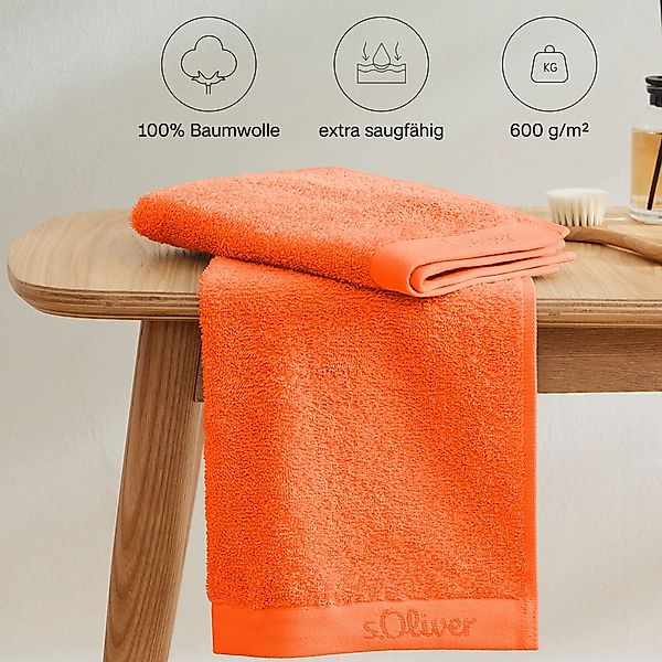 s.Oliver Handtuch Set »s. Oliver, besonders weich und saugfähig,«, (Set, 6 günstig online kaufen