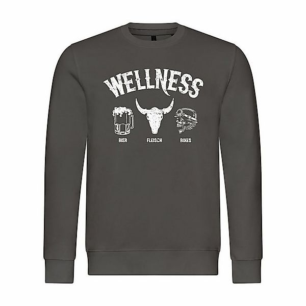 deinshirt Rundhalspullover Herren Pullover Wellness für Biker Mit Print Mot günstig online kaufen