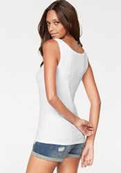 Vivance Tanktop "aus elastischer Baumwoll-Qualität" 2er-Pack günstig online kaufen